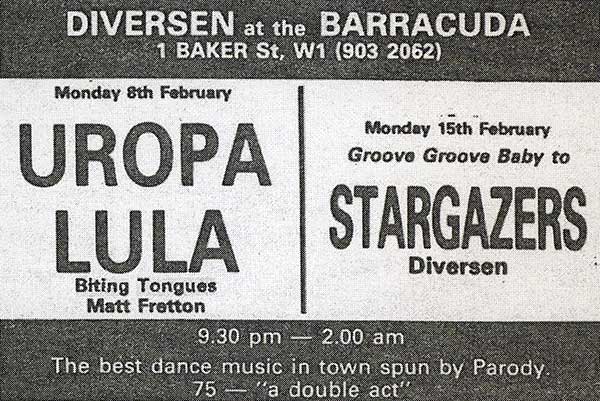 Biting Tongues at Diversen, The Barracuda, Baker Street, London [Supporting: Uropa Lula and Matt Fretton]